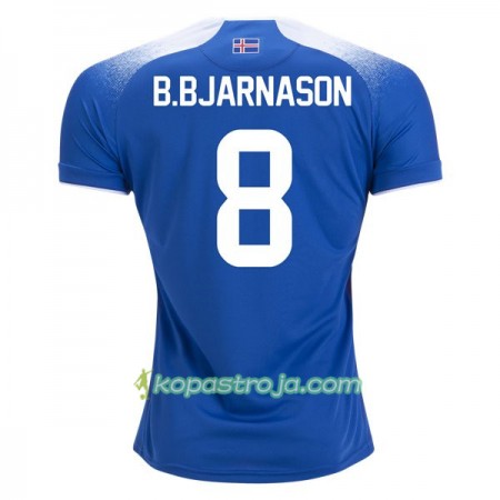 Billiga Fotbollströjor Island B.Bjarnason 8 VM 2018 Hemma tröja